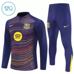 FC Barcelona Kvart-Zip Trenings Collegegenser Barn 2025-26 Navy FC Barcelona Kvart-Zip Trenings Collegegenser Barn 2025-26 Navy