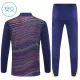 FC Barcelona Kvart-Zip Trenings Collegegenser Barn 2025-26 Navy