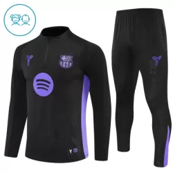 FC Barcelona Kvart-Zip Trenings Collegegenser Barn 2025-26 Svart FC Barcelona Kvart-Zip Trenings Collegegenser Barn 2025-26 Svart