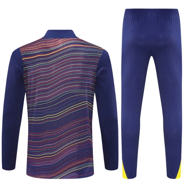 FC Barcelona Kvart-Zip Trenings Collegegenser Herre 2025-26 Navy