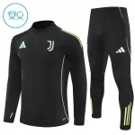 Juventus Kvart-Zip Trenings Collegegenser Barn 2025-26 Svart