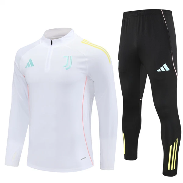Juventus Kvart-Zip Trenings Collegegenser Herre 2025-26 Hvit