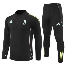 Juventus Kvart-Zip Trenings Collegegenser Herre 2025-26 Svart Juventus Kvart-Zip Trenings Collegegenser Herre 2025-26 Svart