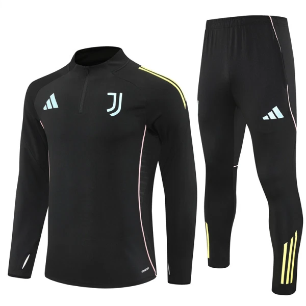 Juventus Kvart-Zip Trenings Collegegenser Herre 2025-26 Svart
