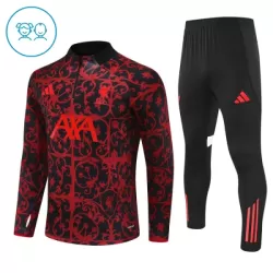 Liverpool Kvart-Zip Trenings Collegegenser Barn 2025-26 Svart Liverpool Kvart-Zip Trenings Collegegenser Barn 2025-26 Svart