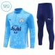 Manchester City Kvart-Zip Trenings Collegegenser Barn 2025-26 Blå