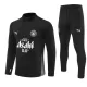 Manchester City Kvart-Zip Trenings Collegegenser Herre 2025-26 Svart