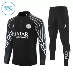 Paris Saint-Germain Kvart-Zip Trenings Collegegenser Barn 2025-26 Svart Paris Saint-Germain Kvart-Zip Trenings Collegegenser Barn 2025-26 Svart