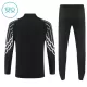 Paris Saint-Germain Kvart-Zip Trenings Collegegenser Barn 2025-26 Svart