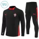 Portugal Kvart-Zip Trenings Collegegenser Barn 2025-26 Svart