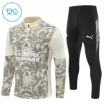 PSV Eindhoven Kvart-Zip Trenings Collegegenser Barn 2025-26 Grå