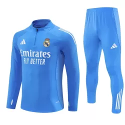 Real Madrid Kvart-Zip Trenings Collegegenser Herre 2025-26 Blå Real Madrid Kvart-Zip Trenings Collegegenser Herre 2025-26 Blå