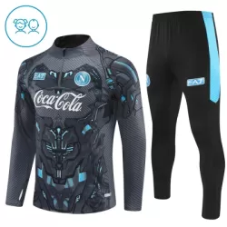 SSC Napoli Kvart-Zip Trenings Collegegenser Barn 2025-26 Svart SSC Napoli Kvart-Zip Trenings Collegegenser Barn 2025-26 Svart