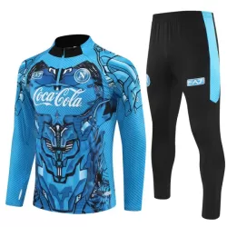 SSC Napoli Kvart-Zip Trenings Collegegenser Herre 2025-26 Blå SSC Napoli Kvart-Zip Trenings Collegegenser Herre 2025-26 Blå