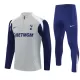 Tottenham Hotspur Kvart-Zip Trenings Collegegenser Herre 2025-26 Grå