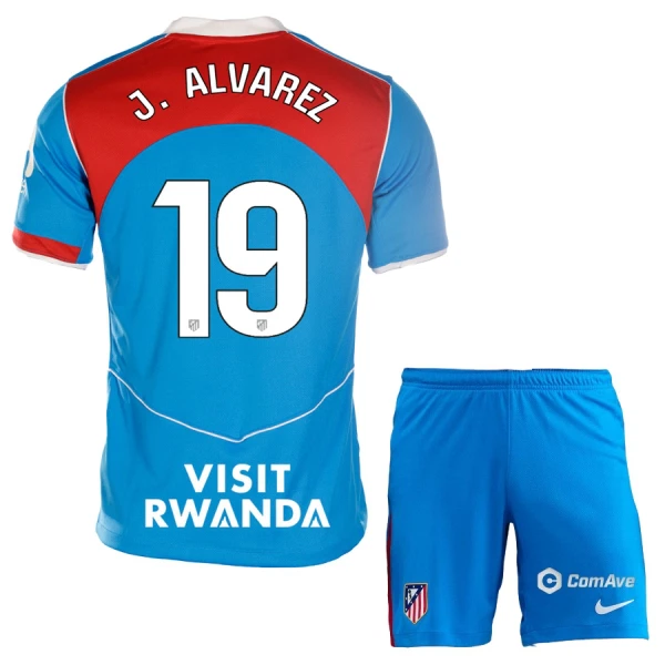 Atlético Madrid J. Alvarez 19 Tredjedrakt Barn 2025-26 - med Bukse