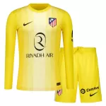 Atlético Madrid Keeper Drakt Barn 2025-26 Langermet Gul