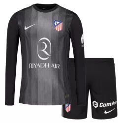 Atlético Madrid Keeper Drakt Barn 2025-26 Langermet Svart Atlético Madrid Keeper Drakt Barn 2025-26 Langermet Svart