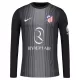 Atlético Madrid Keeper Drakt Barn 2025-26 Langermet Svart