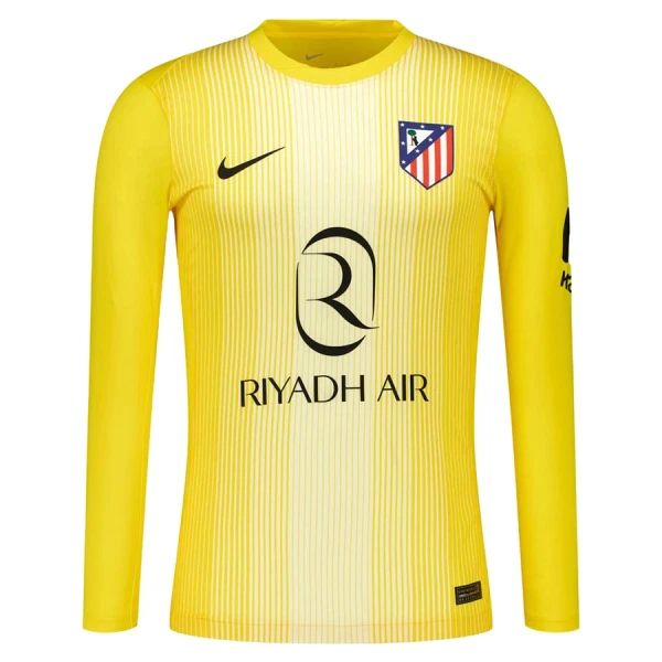 Atlético Madrid Oblak 13 Keeper Drakt Herre 2025-26 Langermet Gul