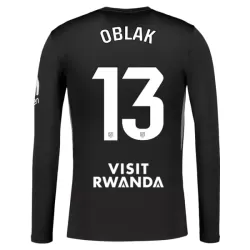 Atlético Madrid Oblak 13 Keeper Drakt Herre 2025-26 Langermet Svart Atlético Madrid Oblak 13 Keeper Drakt Herre 2025-26 Langermet Svart