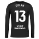 Atlético Madrid Oblak 13 Keeper Drakt Herre 2025-26 Langermet Svart