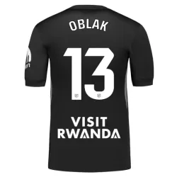 Atlético Madrid Oblak 13 Keeper Drakt Herre 2025-26 Svart Atlético Madrid Oblak 13 Keeper Drakt Herre 2025-26 Svart