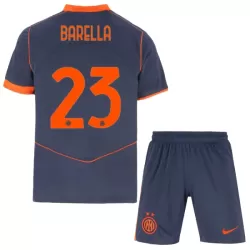 Inter Milan Barella 23 Tredjedrakt Barn 2025-26 - med Bukse Inter Milan Barella 23 Tredjedrakt Barn 2025-26 - med Bukse
