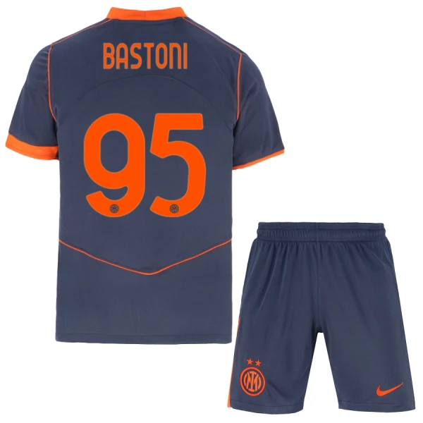 Inter Milan Bastoni 95 Tredjedrakt Barn 2025-26 - med Bukse