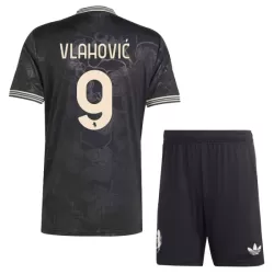 Juventus Vlahovic 9 Tredjedrakt Barn 2025-26 - med Bukse Juventus Vlahovic 9 Tredjedrakt Barn 2025-26 - med Bukse