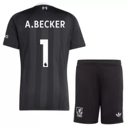 Liverpool A. Becker 1 Keeper Drakt Barn 2025-26 Svart Liverpool A. Becker 1 Keeper Drakt Barn 2025-26 Svart
