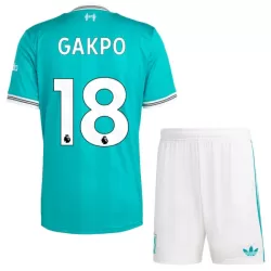 Liverpool Gakpo 18 Tredjedrakt Barn 2025-26 - med Bukse Liverpool Gakpo 18 Tredjedrakt Barn 2025-26 - med Bukse
