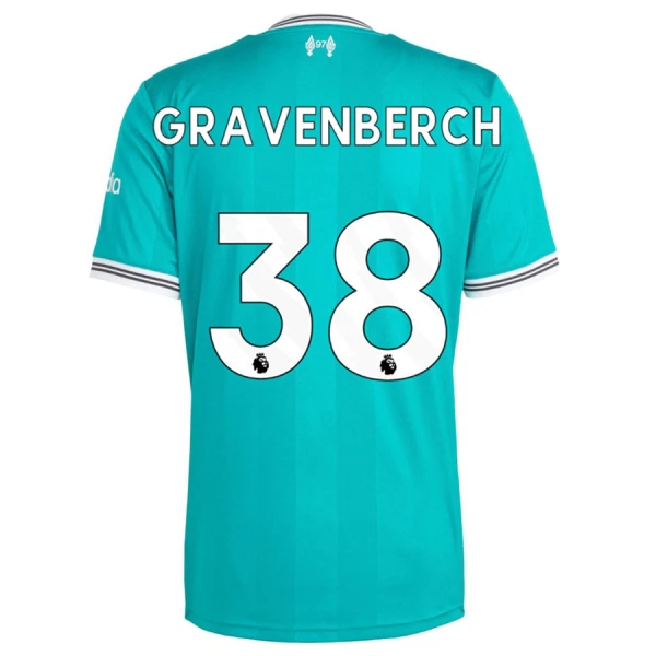 Liverpool Gravenberch 38 Tredjedrakt Herre 2025-26
