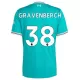 Liverpool Gravenberch 38 Tredjedrakt Herre 2025-26
