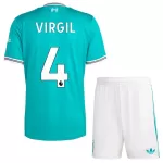 Liverpool Virgil 4 Tredjedrakt Barn 2025-26 - med Bukse