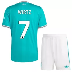 Liverpool Wirtz 7 Tredjedrakt Barn 2025-26 - med Bukse Liverpool Wirtz 7 Tredjedrakt Barn 2025-26 - med Bukse
