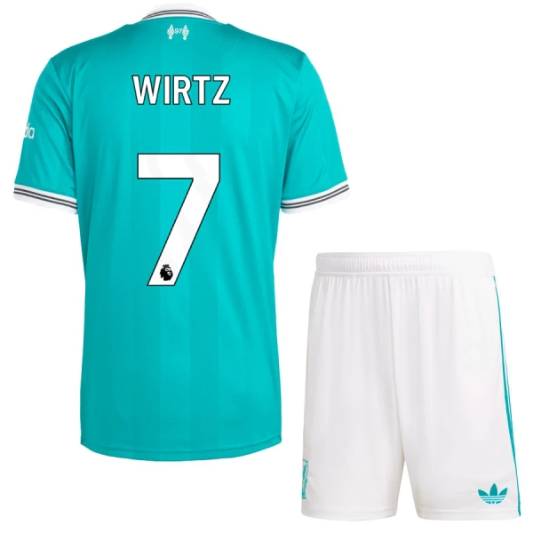 Liverpool Wirtz 7 Tredjedrakt Barn 2025-26 - med Bukse