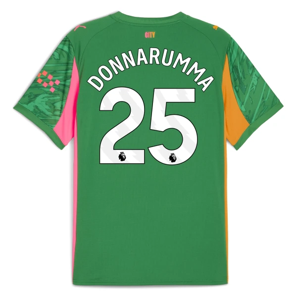 Manchester City Gianluigi Donnarumma 25 Keeper Drakt Herre 2025-26 Grønn Manchester City Gianluigi Donnarumma 25 Keeper Drakt Herre 2025-26 Grønn