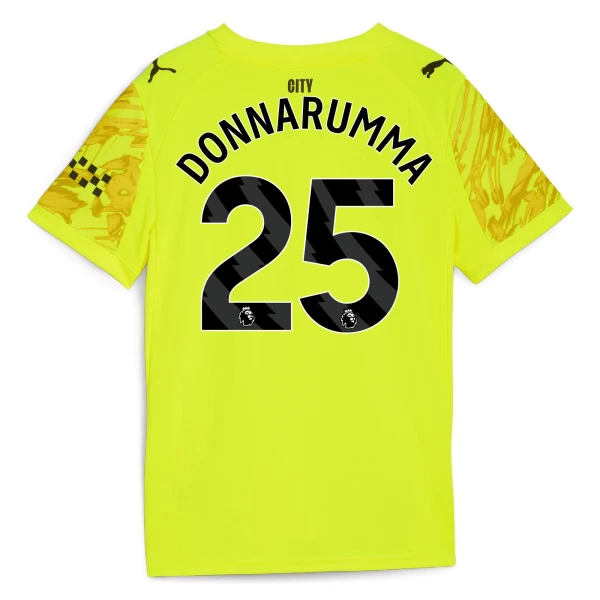 Manchester City Gianluigi Donnarumma 25 Keeper Drakt Herre 2025-26 Gul