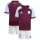 Aston Villa Hjemmedrakt Barn 2025-26 - med Bukse