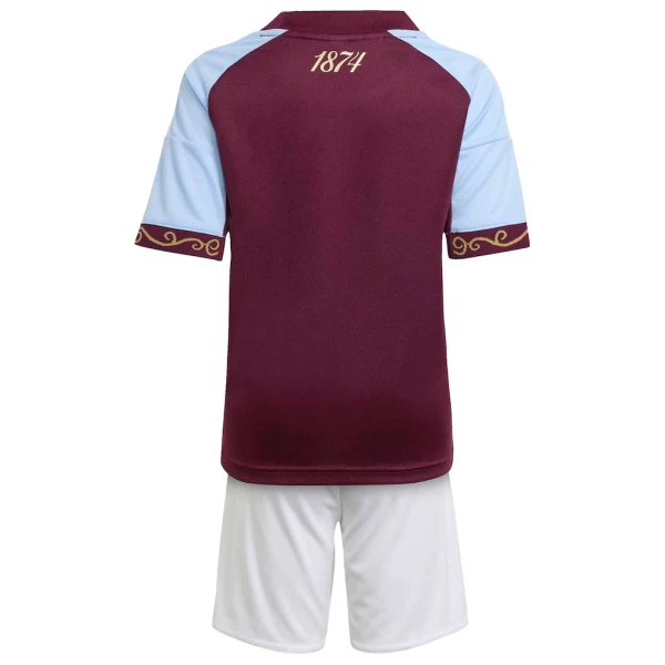 Aston Villa Hjemmedrakt Barn 2025-26 - med Bukse