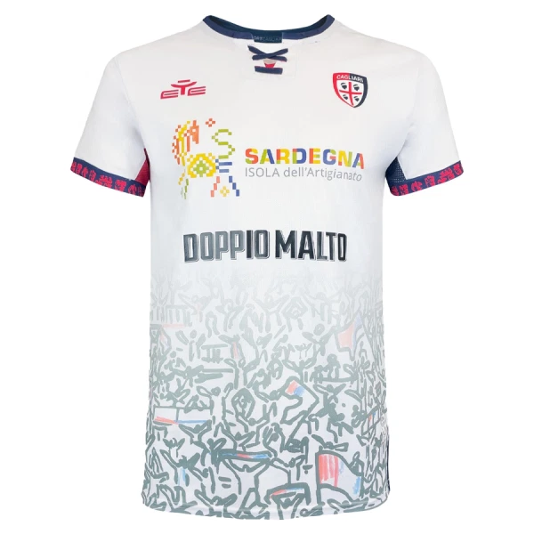 Cagliari Calcio Bortedrakt Herre 2025-26 Cagliari Calcio Bortedrakt Herre 2025-26