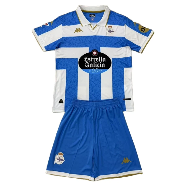 Deportivo de La Coruna Hjemmedrakt Barn 2025-26 - med Bukse