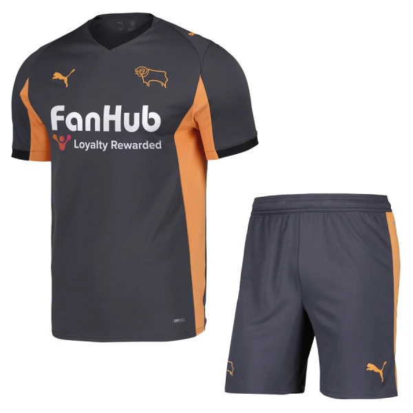 Derby County Bortedrakt Barn 2025-26 - med Bukse