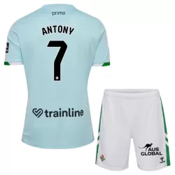 Real Betis Antony 7 Bortedrakt Barn 2025-26 - med Bukse Real Betis Antony 7 Bortedrakt Barn 2025-26 - med Bukse
