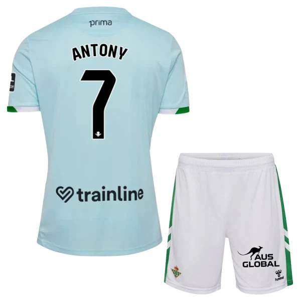 Real Betis Antony 7 Bortedrakt Barn 2025-26 - med Bukse
