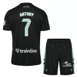 Real Betis Antony 7 Tredjedrakt Barn 2025-26 - med Bukse Real Betis Antony 7 Tredjedrakt Barn 2025-26 - med Bukse