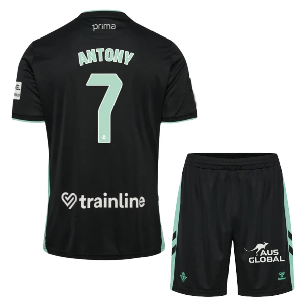 Real Betis Antony 7 Tredjedrakt Barn 2025-26 - med Bukse