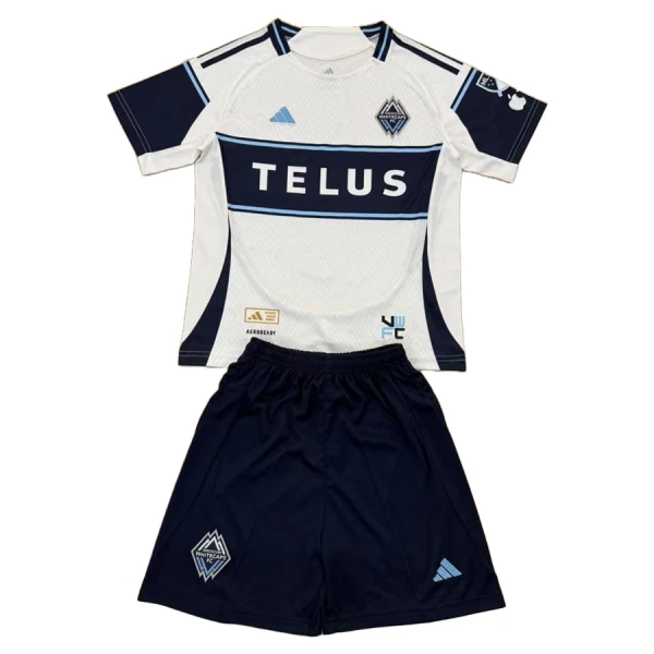 Vancouver Whitecaps FC Hjemmedrakt Barn 2025-26 - med Bukse