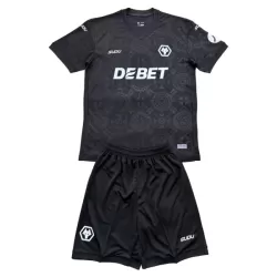 Wolverhampton Keeper Drakt Barn 2025-26 Svart Wolverhampton Keeper Drakt Barn 2025-26 Svart